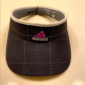 Adidas grey/purple visor